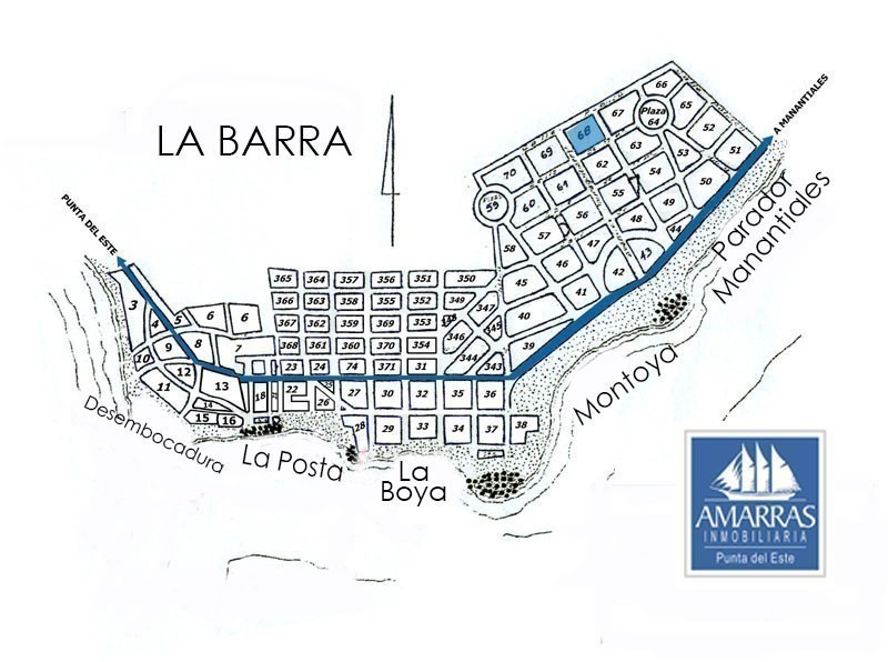 Dos terrenos altos en venta sobre Montoya, La Barra con lindo entorno.